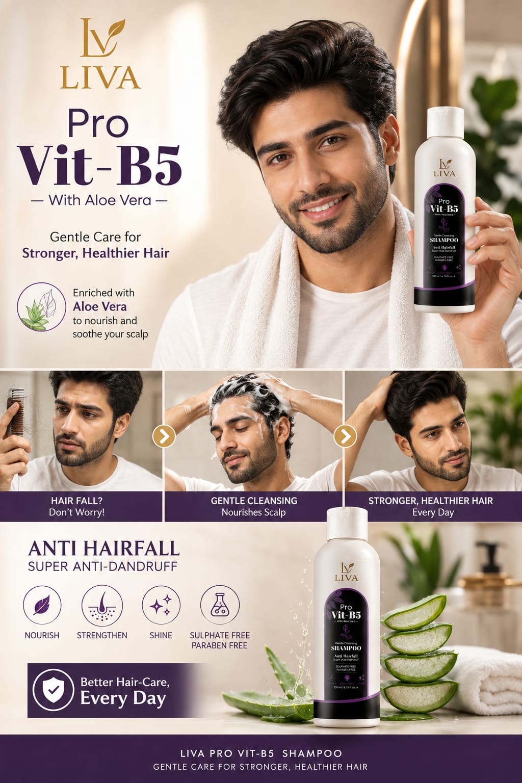 LIVA Pro Vit-B5 Shampoo