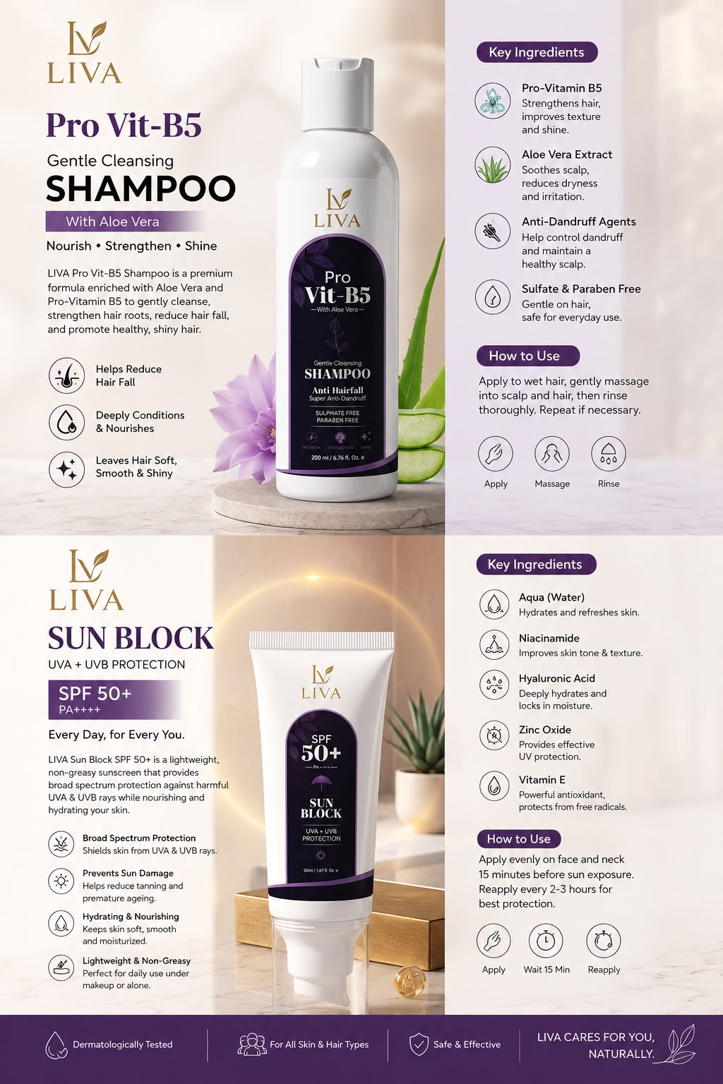 LIVA Pro Vit-B5 Shampoo